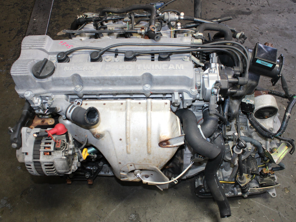 JDM 1993-2001 Nissan Altima Motor KA24DE A/T Transmission 2.4L 4 Cyl Engine