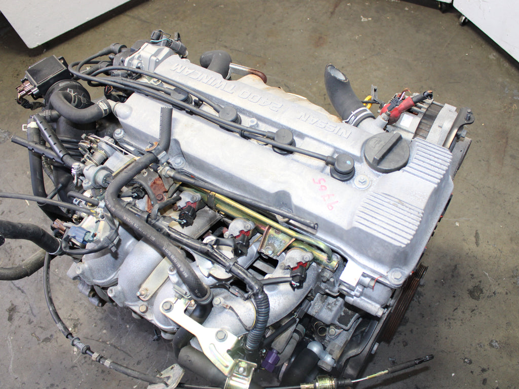 JDM 1993-2001 Nissan Altima Motor KA24DE A/T Transmission 2.4L 4 Cyl Engine