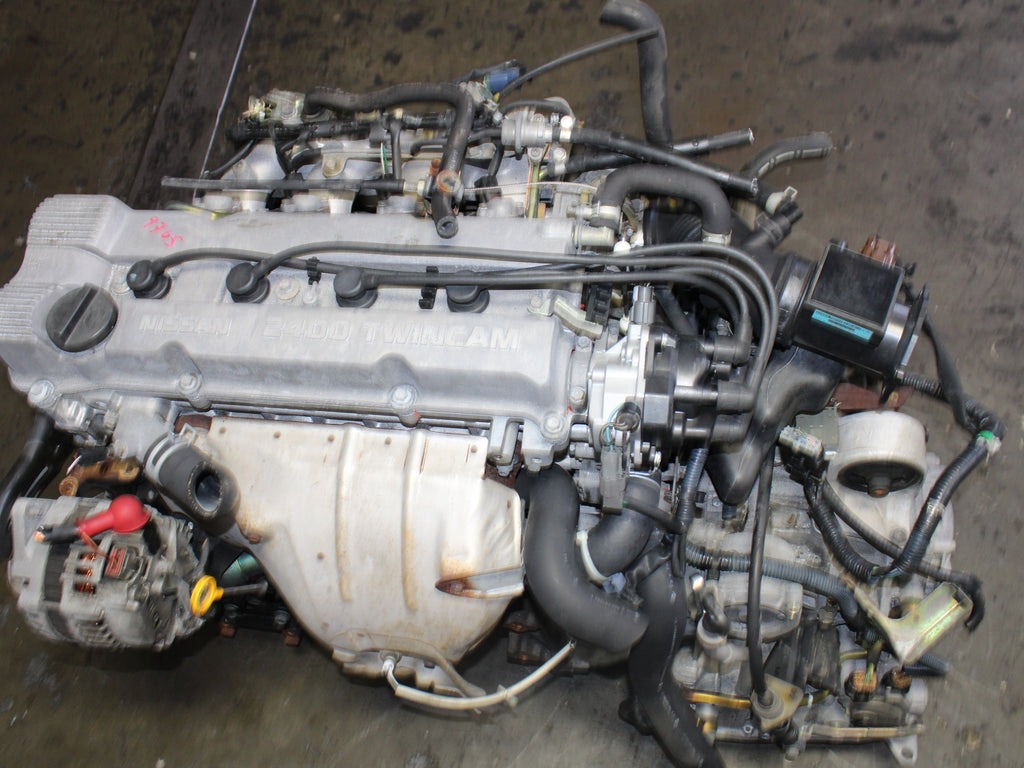 JDM 1993-2001 Nissan Altima Motor KA24DE A/T Transmission 2.4L 4 Cyl Engine