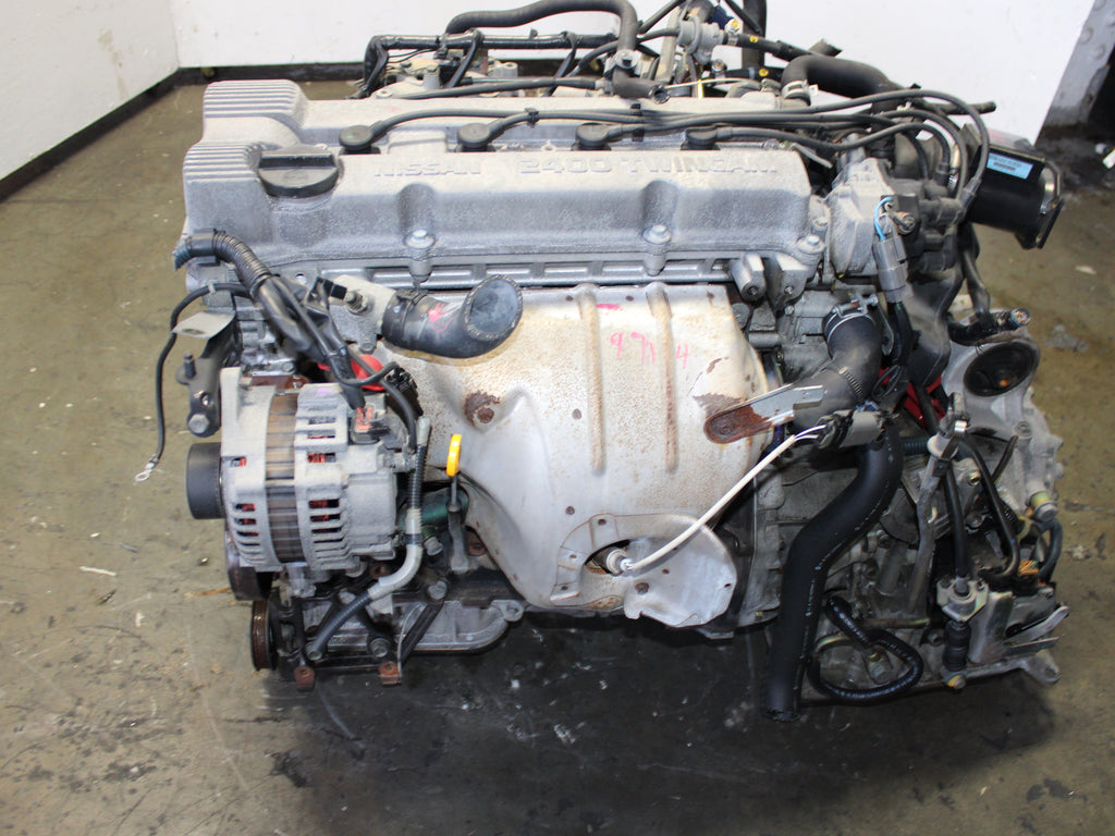 JDM 1993-2001 Nissan Altima 2.4L 4CYL DOHC Engine KA24 JDM KA24DE A/T Transmission