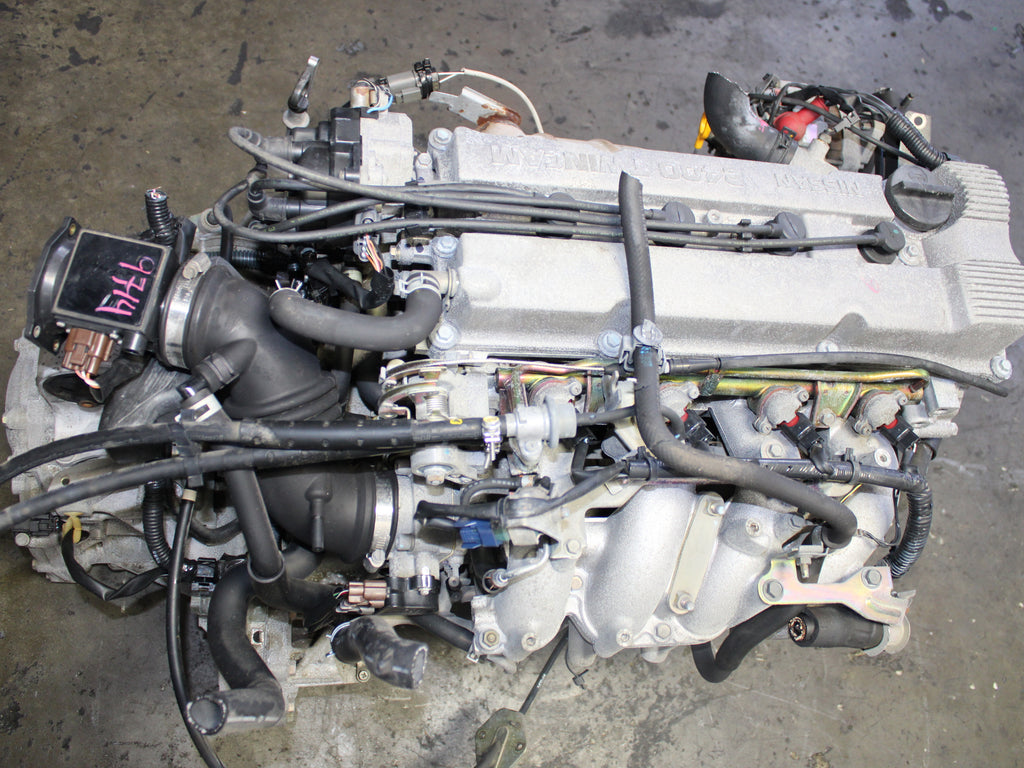 JDM 1993-2001 Nissan Altima 2.4L 4CYL DOHC Engine KA24 JDM KA24DE A/T Transmission