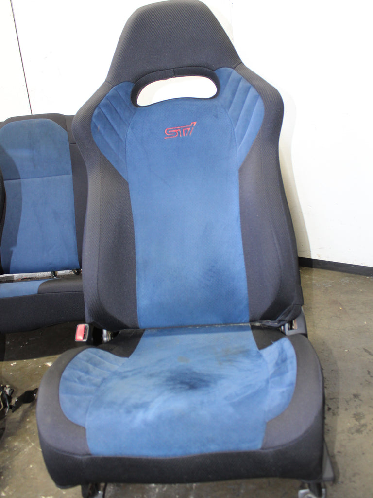 JDM 2002-2007 Subaru WRX STi V7 V8 V9 Front & Rear Seats With Rails Bride Bucket Seat