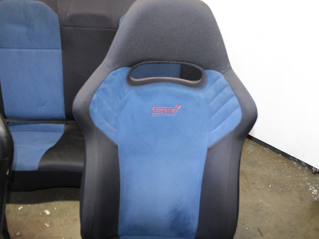 JDM 2002-2007 Subaru WRX STi V7 V8 V9 Front & Rear Seats With Rails Bride Bucket Seat