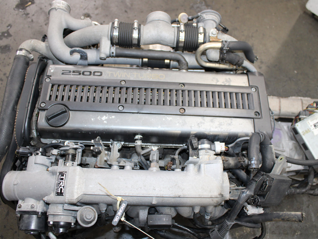 JDM 1987-1993 Toyota Supra Turbo JZA70 Motor Rear Sump R154 Manual 1JZ-GTE Non VVTi 2.5L 6 Cyl Engine