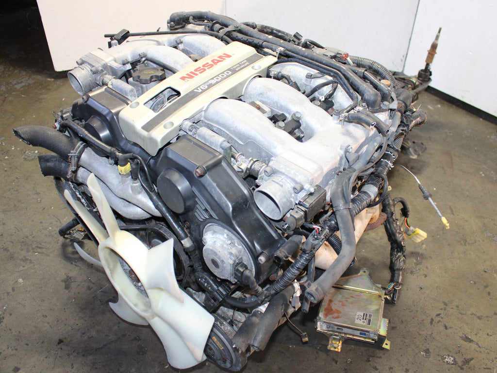 JDM 1990-1996 Nissan 300zx Motor Non Turbo VG30DE 3.0L 6 Cyl Engine 5 Speed Transmission ECU