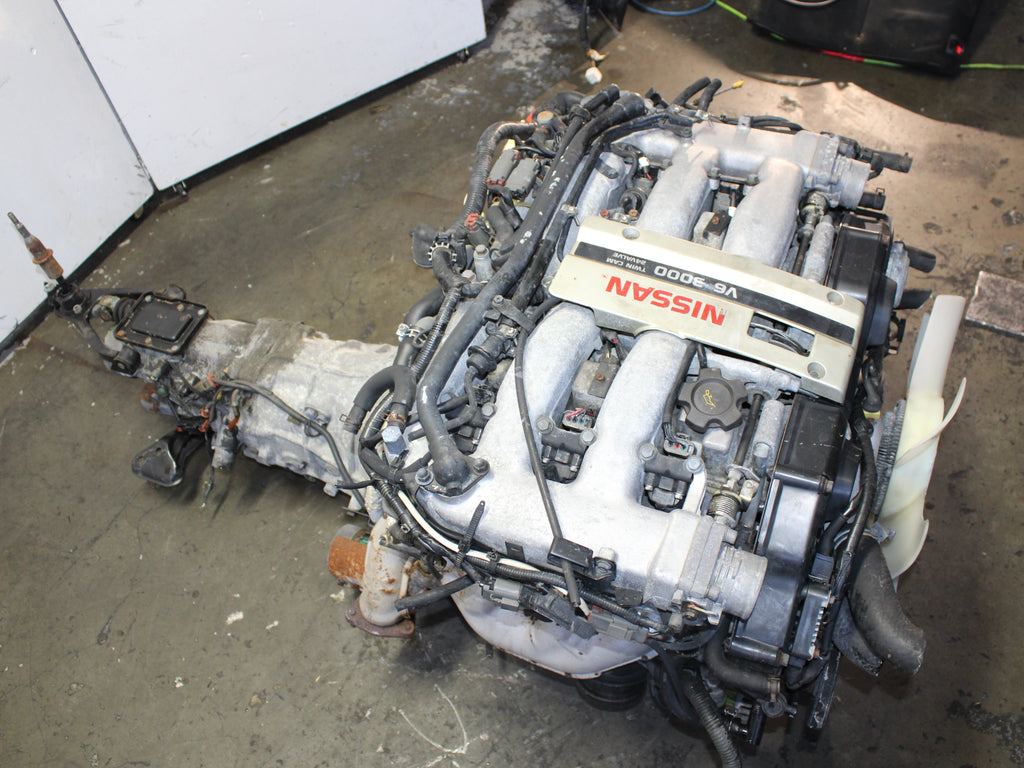 JDM 1990-1996 Nissan 300zx Motor Non Turbo VG30DE 3.0L 6 Cyl Engine 5 Speed Transmission ECU