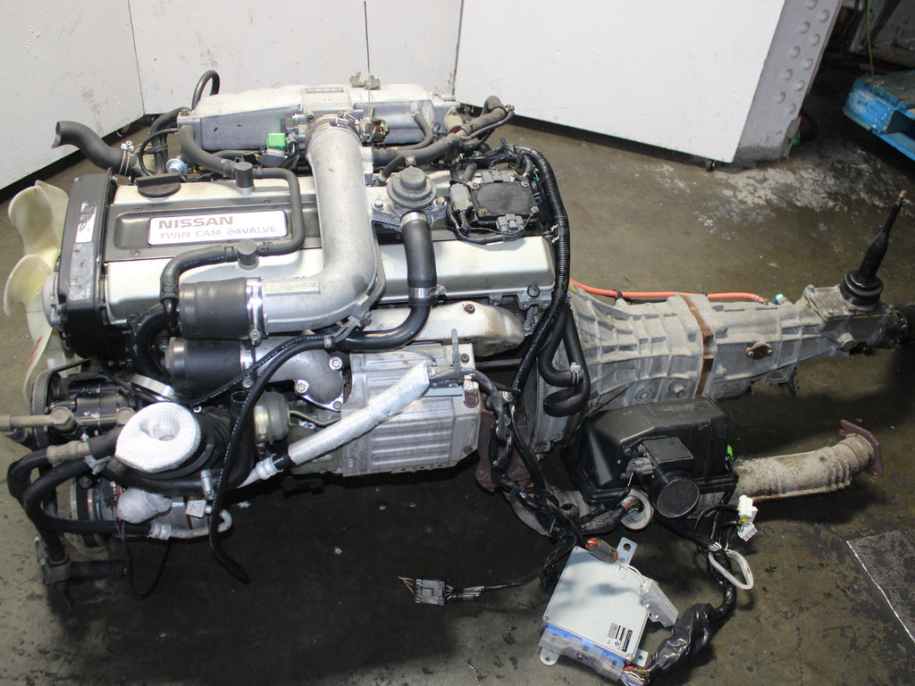 JDM 1990-1997 Nissan Skyline R32 GTS Motor 5 Speed Manual RB20DET 2.0L 6 Cyl Engine