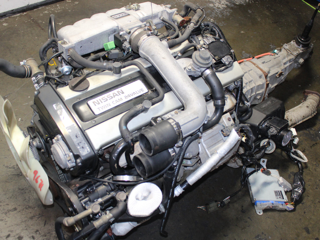 JDM 1990-1997 Nissan Skyline R32 GTS Motor 5 Speed Manual RB20DET 2.0L 6 Cyl Engine