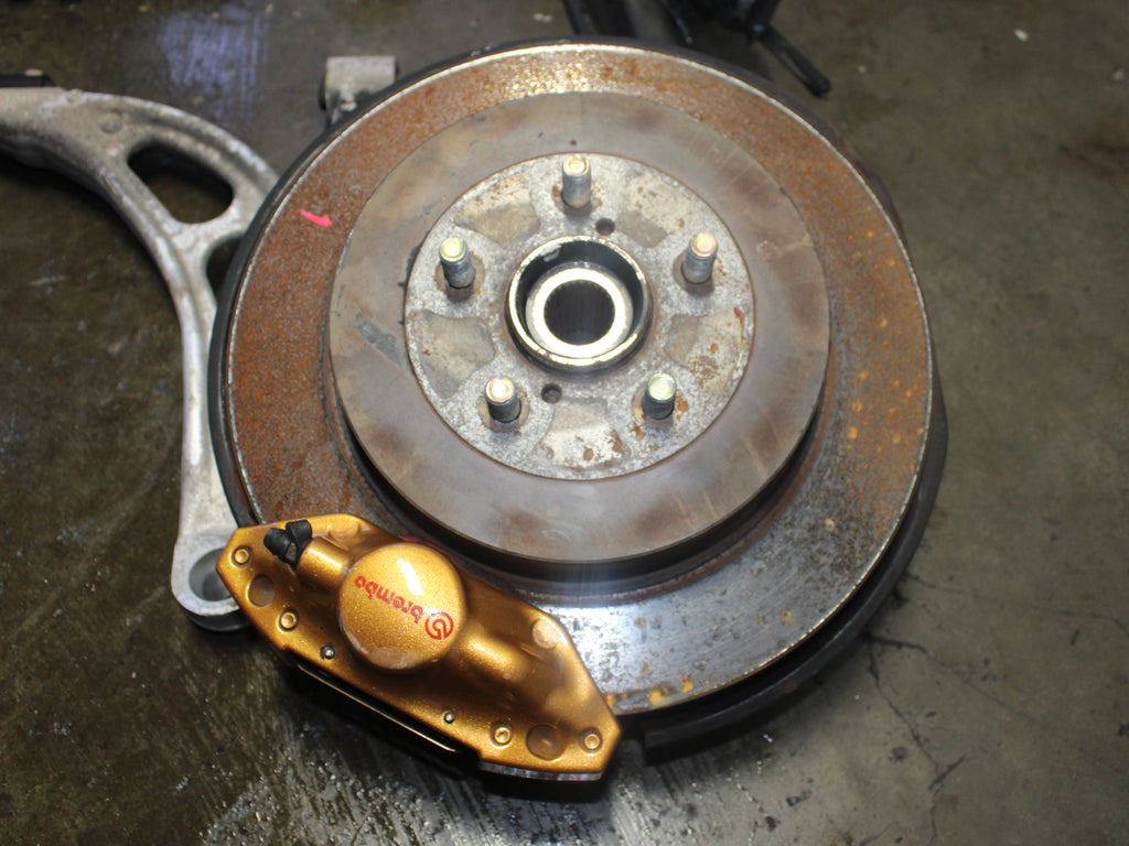 JDM 2003-2008 Subaru Forester STI SG9 5X100 Brembo Brakes Rotors, Control Arm
