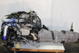 JDM 1998-2001 Nissan Stagea WC34 S2 Motor RB25DET AWD 5 Speed Transmission 2.5L 6 Cyl Engine