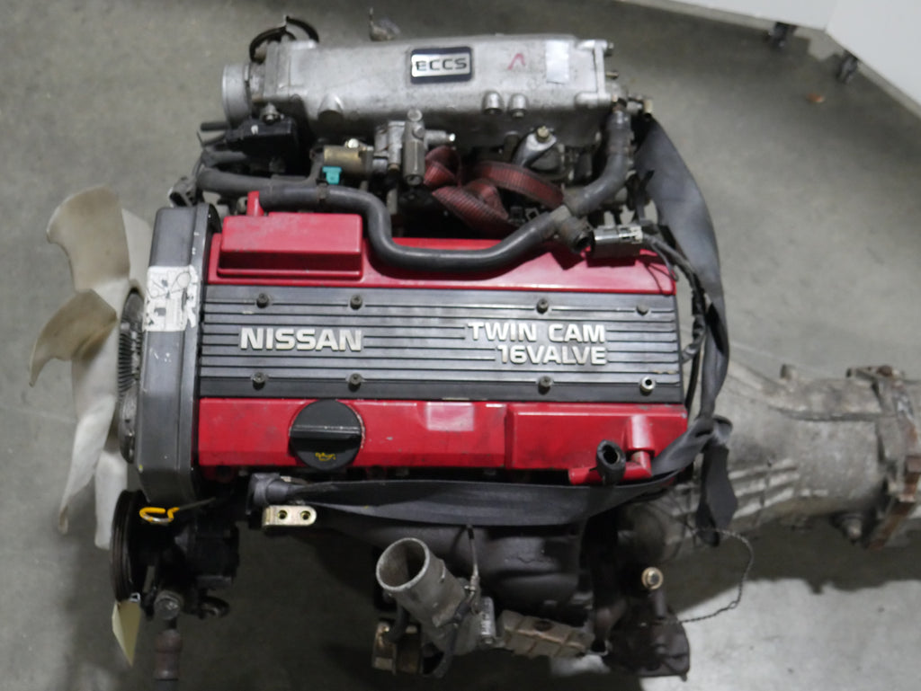 JDM 1988-1991 Nissan Silvia Motor 5 Speed CA18DET 1.8L 4 Cyl Engine