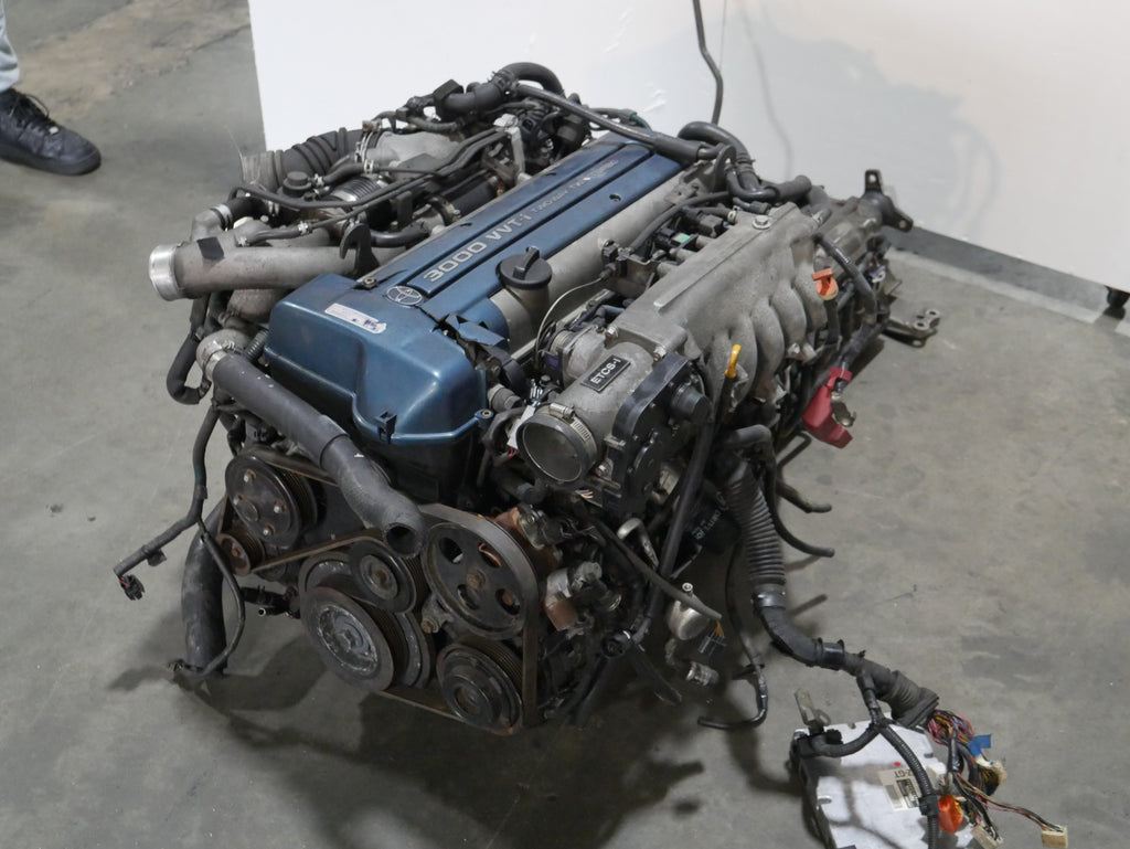 JDM 1998-2004 Toyota Gs300 Motor AT ECU 2JZGTE-VVTI 3.0L 6 Cyl Engine